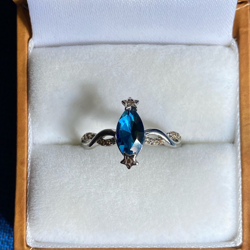 Set of 3 sterling silver Stargazing rings - Picture 6 of 8